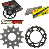Kettensatz Alu schwarz für: BETA RR300 Enduro 12-15/RR350 13-49-114 DID520VX3 Endlos