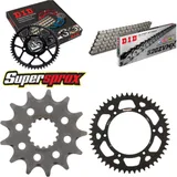 Kettensatz Alu schwarz für: BETA RR300 Enduro 12-15/RR350 13-49-114 DID520ZVM-X Niet
