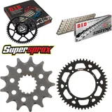 Kettensatz Alu schwarz für: BETA RR300 Enduro 12-15/RR350 13-49-114 DID520ZVM-X(S&S) Endlos