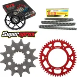 Kettensatz Alu rot für: BETA RR430 Enduro 13-15/RR450 End 13-48-112 DID520NZ Clip
