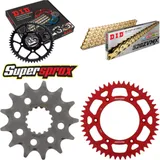 Kettensatz Alu rot für: BETA RR430 Enduro 13-15/RR450 End 13-48-112 DID520ZVM-X(G&G) Endlos