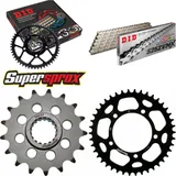 Chain Kit - ALU - black for: APRILIA RSV1000 Mille /R 01-0 17-42-108 DID525ZVM-X(S&S) rivet
