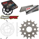 Chain Kit - ALU - black for: APRILIA SL1000 Falco 99-04 16-41-108 DID525ZVM-X rivet Chain Kit - ALU - black for: APRILIA SL1000 Falco 99-04 16-41-108 DID525ZVM-X rivet