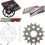 Chain Kit - ALU - black for: APRILIA SL1000 Falco 99-04 16-41-108 DID525ZVM-X(S&S) rivet