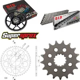 Chain Kit - ALU - black for: TRIUMPH Daytona 900 91-93/Spe 17-46-112 DID530ZVM-X rivet