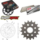 Chain Kit - ALU - black for: TRIUMPH Daytona 1000 98PS 9 17-46-110 DID530ZVM-X(S&S) endless