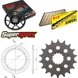 Chain Kit - ALU - black for: TRIUMPH Speed Triple 955 02-0 18-42-106 DID530VX3(G&B) endless