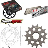 Kettensatz Alu schwarz für: TRIUMPH TT600 04-04 15-45-110 DID525ZVM-X(S&S) Endlos