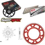 Kettensatz Alu rot HM CRE125 Enduro 04-06/CRE250 F E 13-49-116 DID520ZVM-X(S&S) Niet