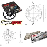 Chain Kit - ALU - red HM CR125 Supermotard 04-06 13-40-116 DID520ZVM-X(S&S) rivet