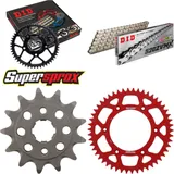 Chain Kit - ALU - red HM CRF230 Easy 04-06 13-50-110 DID520ZVM-X(S&S) rivet