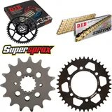 Kettensatz Alu schwarz für: DUCATI 750 Sport 00-01 15-40-098 DID520ZVM-X(G&G) Endlos
