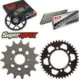 Kettensatz Alu schwarz für: DUCATI 900 SL Superlight 98-98 15-40-108 DID520ZVM-X Endlos