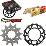 Chain Kit - ALU - black for: HUSQVARNA TC250 06-08 12-50-116 DID520ERT2(G&G) Clip