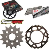 Chain Kit - ALU - black for: HUSQVARNA TE449 11-13 15-51-108 DID520ZVM-X endless
