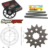 Kettensatz Alu schwarz für: HUSQVARNA TC510 08-12 14-47-116 DID520NZ Clip