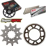 Chain Kit - ALU - black for: HUSQVARNA TC610 92-97 12-52-120 DID520ZVM-X(S&S) rivet