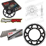 Kettensatz Alu schwarz für: HUSABERG FE450 E 04-08/FE550 15-48-116 DID520ZVM-X Niet Kettensatz Alu schwarz für: HUSABERG FE450 E 04-08/FE550 15-48-116 DID520ZVM-X Niet