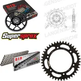 Chain Kit - ALU - black for: HUSABERG FS450 E /C 04-08/FC6 15-42-118 DID520ZVM-X rivet