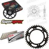 Chain Kit - ALU - black for: HUSABERG FS450 E /C 04-08/FC6 15-42-118 DID520ZVM-X(S&S) rivet