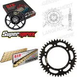 Kettensatz Alu schwarz für: HUSABERG FS450 E /C 04-08/FC6 15-42-118 DID520ZVM-X(G&G) Niet