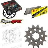 Kettensatz Alu für: HUSABERG FC600 Motocross 93-99 14-48-120 DID520VX3 Endlos