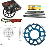 Kettensatz Alu blau TM Cross 125 03-15/Enduro 125 98 12-50-114 DID520NZ Clip
