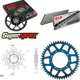 Kettensatz Alu blau TM Cross 400 02-10/SMF400 F 02-0 13-50-116 DID520ZVM-X Niet