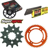 Kettensatz Alu orange für: KTM SX85 17``/14`` 18- 13-46-120 DID428D Clip