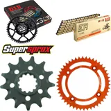 Kettensatz Alu orange für: KTM SX85 17``/14`` 18- 13-46-120 DID428NZ(G&B) Clip
