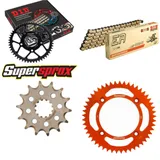 Kettensatz Alu orange für: KTM SX85 19``/16`` 18- 14-49-124 DID428NZ(G&B) Clip