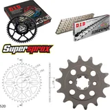 Kettensatz Alu orange für: KTM 200 Duke 11-14 14-42-118 DID520ZVM-X(S&S) Niet