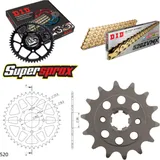 Chain Kit - ALU - orange for: KTM 200 Duke 11-14 14-42-118 DID520ZVM-X(G&G) endless