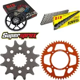 Kettensatz Alu orange für: KTM Freeride 13-16 12-48-110 DID520VX3 Niet