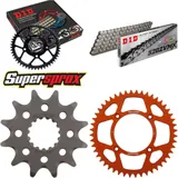 Kettensatz Alu orange für: KTM Freeride 13-16 12-48-110 DID520ZVM-X Niet