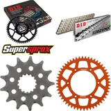 Chain Kit - ALU - orange for: HUSABERG FE390 Enduro 10-12 13-52-116 DID520ZVM-X(S&S) rivet