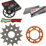Chain Kit - ALU - orange for: KTM SMR450 04-14 14-45-120 DID520ZVM-X rivet