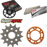 Kettensatz Alu orange für: KTM SMR450 04-14 14-45-120 DID520ZVM-X(S&S) Endlos