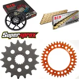 Chain Kit - ALU - orange for: KTM Duke 640 03-07/Duke 640 > 17-38-118 DID520ZVM-X(G&G) endless