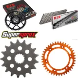 Chain Kit - ALU - orange for: KTM Supermoto 640 LC4 97-98 17-40-108 DID520ZVM-X endless