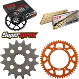 Kettensatz Alu orange für: KTM EGS620 LC4-E 97-98 16-50-120 DID520ZVM-X(G&G) Endlos