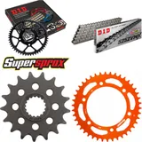 Chain Kit - ALU - orange for: KTM Adventure 950 LC8 03-05/Ad 17-42-118 DID525ZVM-X endless