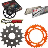Kettensatz Alu orange für: KTM Adventure 950 LC8 03-05/Ad 17-42-118 DID525ZVM-X(S&S) Endlos