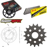 Kettensatz Alu orange für: KTM Supermoto 950 05-08/Superm 17-41-118 DID525VX3 Niet