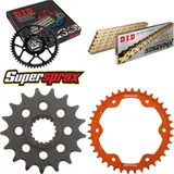 Kettensatz Alu orange für: KTM Super Duke 1290 R 13-15 17-38-112 DID525ZVM-X(G&G) Niet