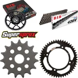 Chain Kit - ALU - black for: HONDA CR85 17``/14`` 03-04 15-50-116 DID420V Clip