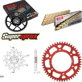 Chain Kit - ALU - red for: HONDA CR125 R 97-97 12-49-112 DID520ZVM-X(G&G) endless