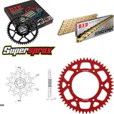 Kettensatz Alu rot für: HONDA CRF230 F 04-08 13-50-114 DID520ZVM-X(G&G) Endlos