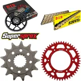 Kettensatz Alu rot für: HONDA CRF450 R 09-16 13-48-116 DID520VX3(G&B) Endlos