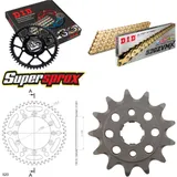 Kettensatz Alu schwarz für: HONDA XR250 R 88-89 13-48-108 DID520ZVM-X(G&G) Endlos